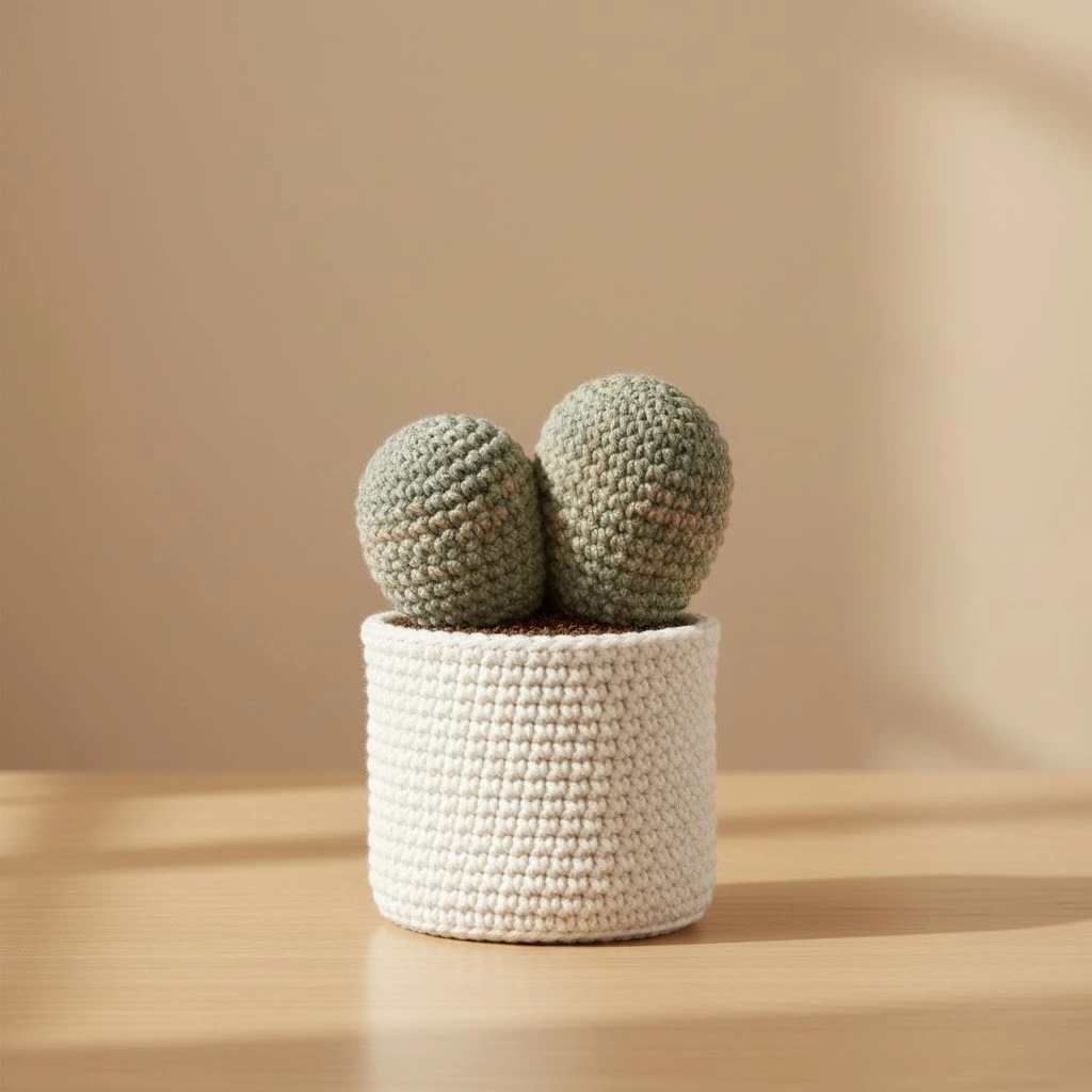Amigurumi de suculenta